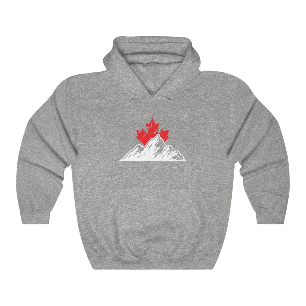 Unisex Hoodie - Leaf Behind the Mountains - Oh Canada Shop